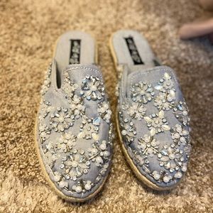 New never worn, was a gift, comfortable and good quality slides.